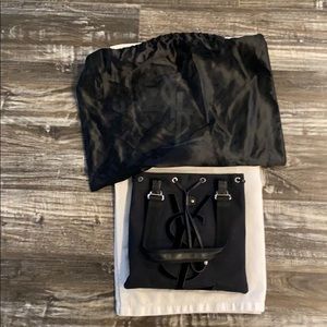 YSL Logo Kahala Canvas Tote Vintage